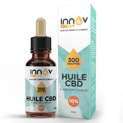 Fiole de 10 ML d\'huile de CBD Full spectrum 10% | 1000 Mg de Cannabidiol