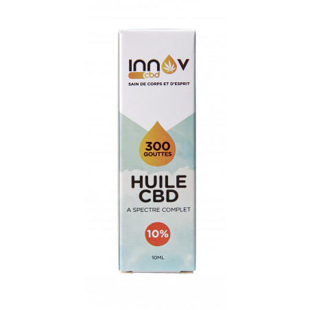 Fiole de 10 ML d'huile de CBD Full spectrum 10% | 1000 Mg de Cannabidiol CBD INNOV - 3