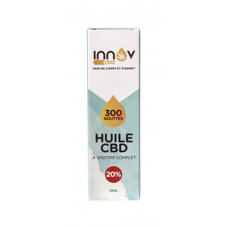 Fiole de 10 ML d'huile de CBD Full spectrum 20% | 2000 Mg de Cannabidiol CBD INNOV - 7