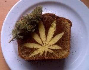 gâteau au cannabis