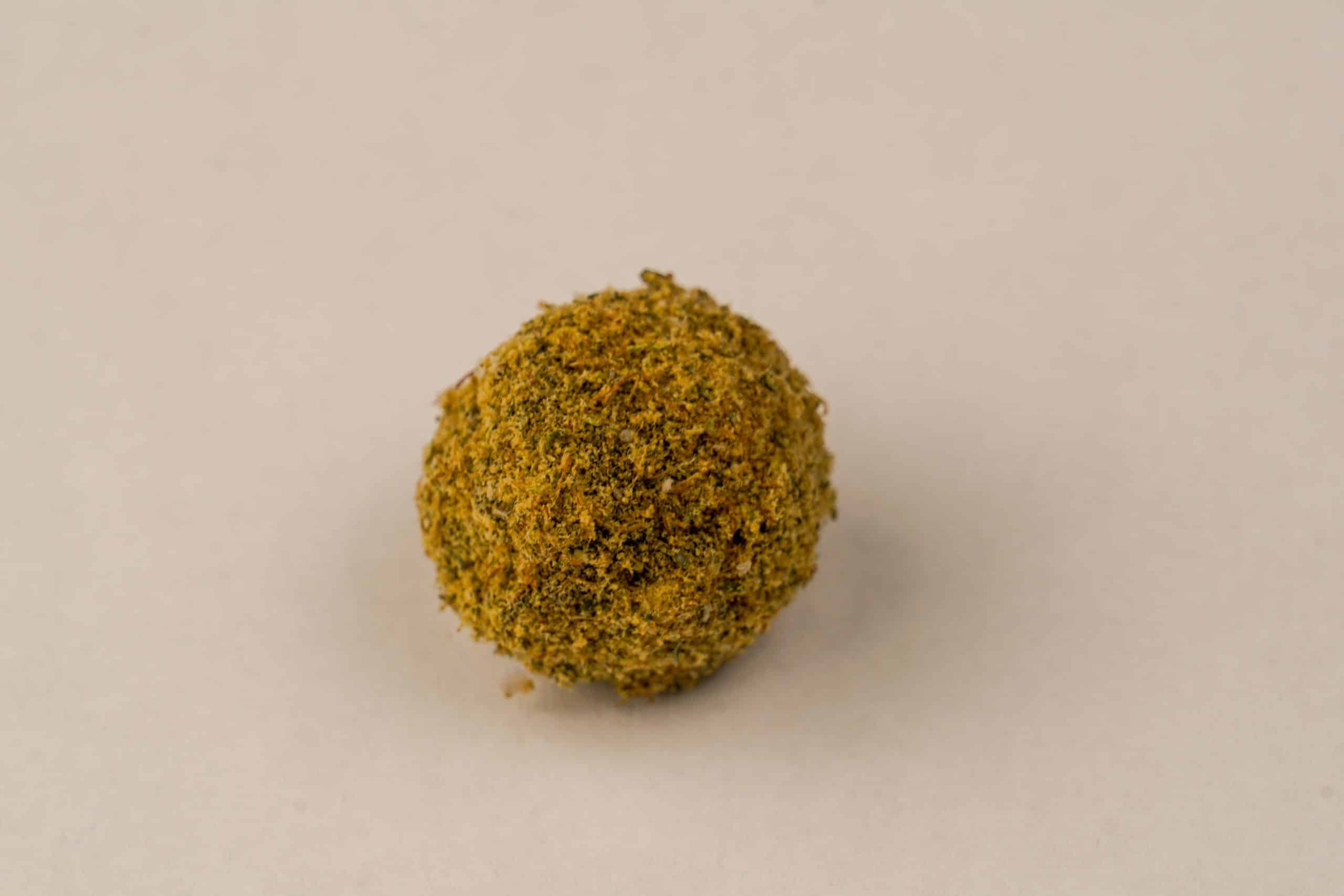 This is a picture of a "Moonrock" A piece of dried cannabis flow